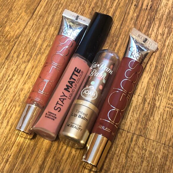 Four Piece Set of Lip Balm / Color / Gloss - Picture 1 of 9